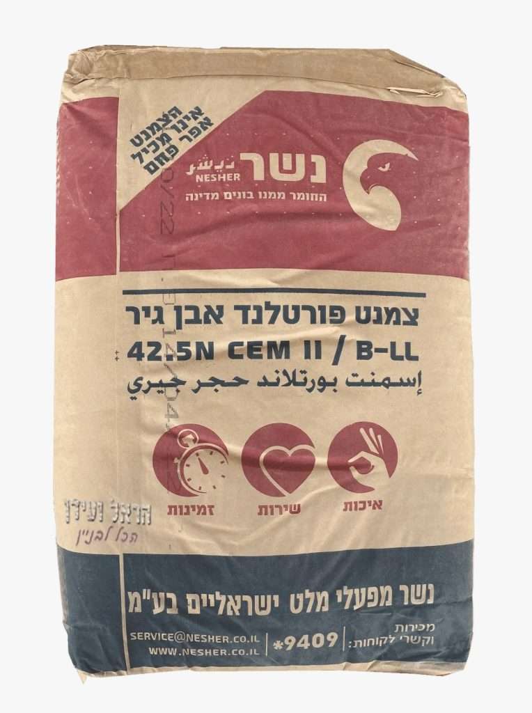 שק מלט שחור 25 ק"ג