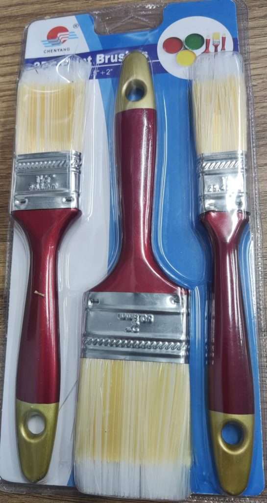 סט מברשות צבע 3 יחידות