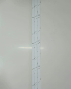 סרגל פולימרי דגם GB 6-Marbel white