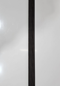 סרגל פולימרי דגם-  dark brown black strip
