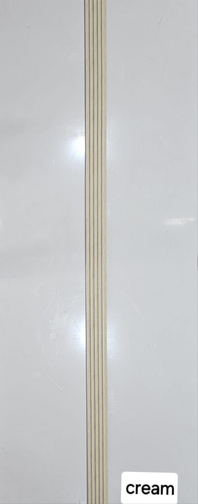 סרגל פולימרי דגם cream