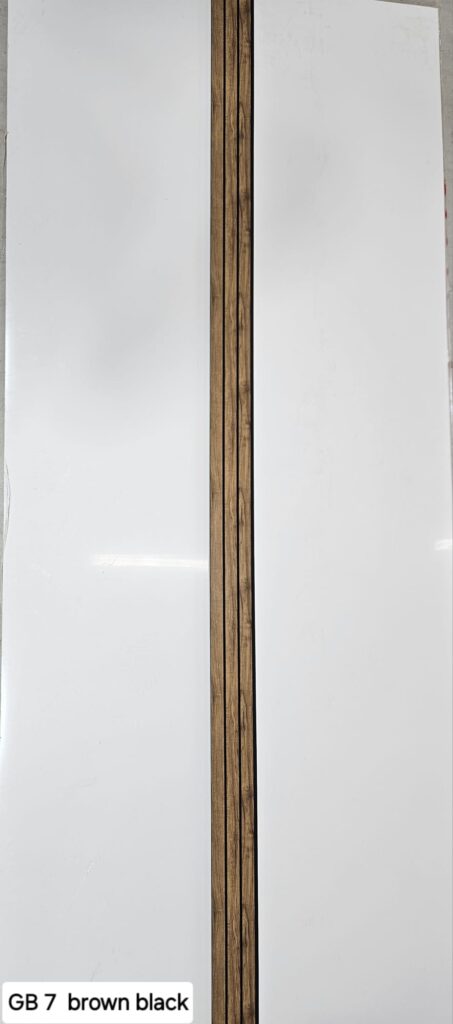 סרגל פולימרי דגם-  GB-7 brown black