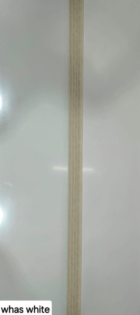 סרגל פולימרי דגם  whas white